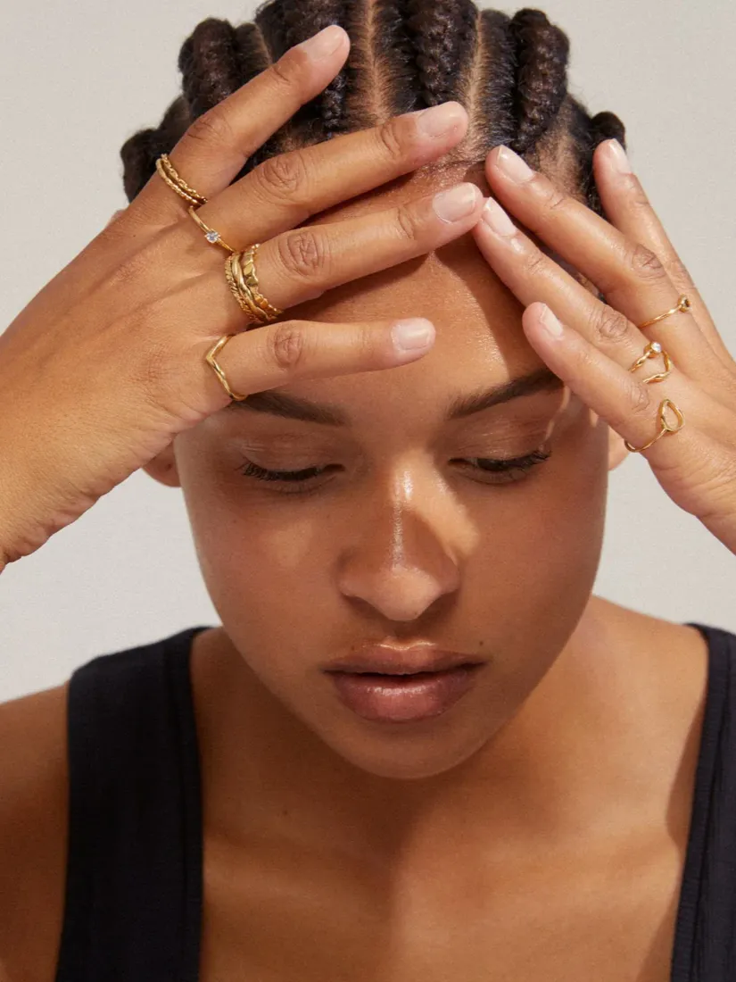 PILGRIM Lulu Chain Stack Ring sold by 27 Boutique product image thumbnail 2