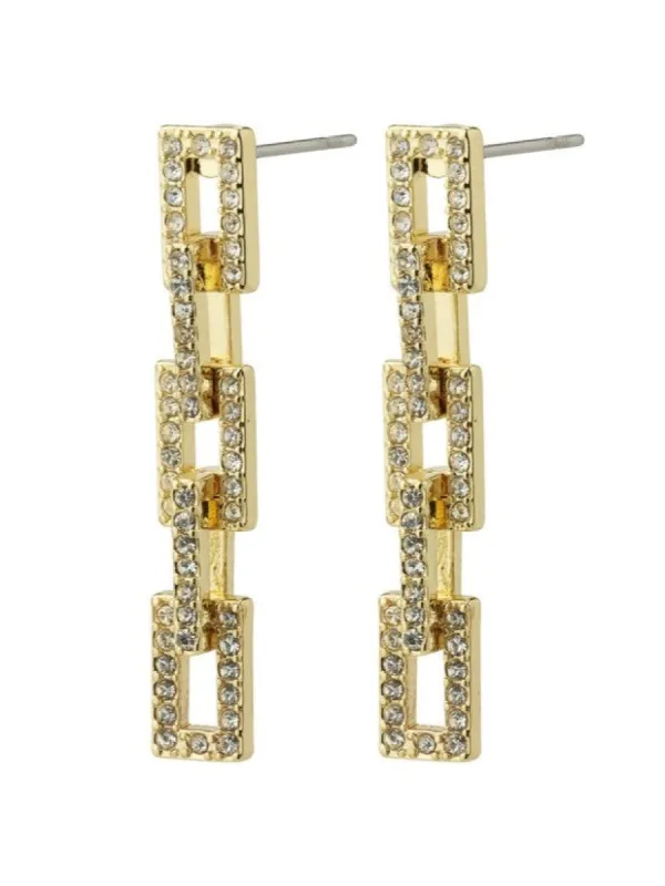 PILGRIM Coby Crystal Earrings sold by 27 Boutique