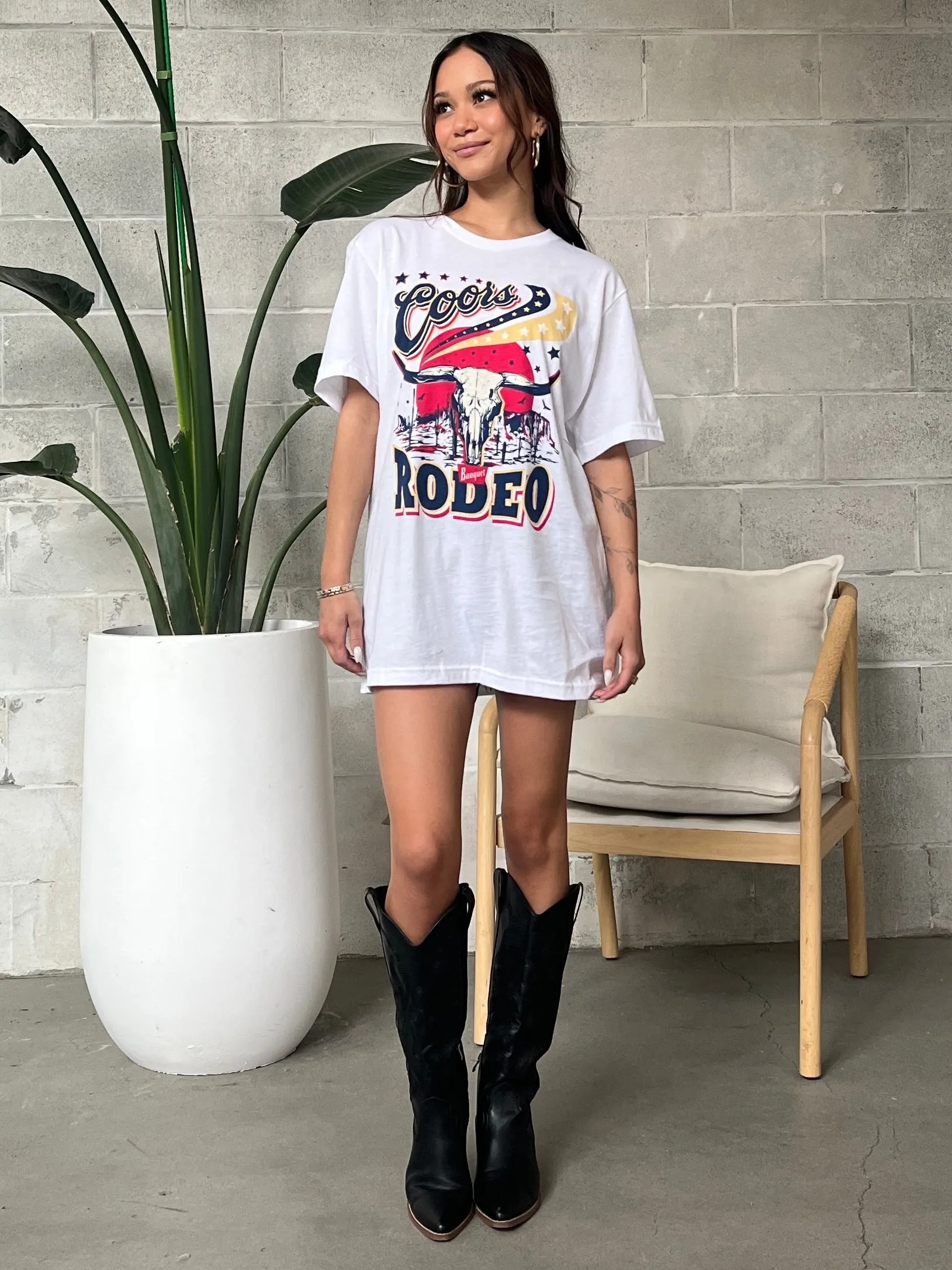 27 Coors Rodeo Stars Graphic Top sold by 27 Boutique