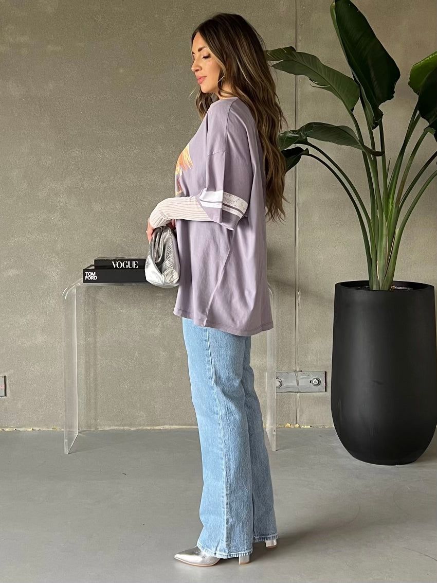 DAYDREAMER Queen Varsity Crest O/S Tee sold by 27 Boutique product image thumbnail 5