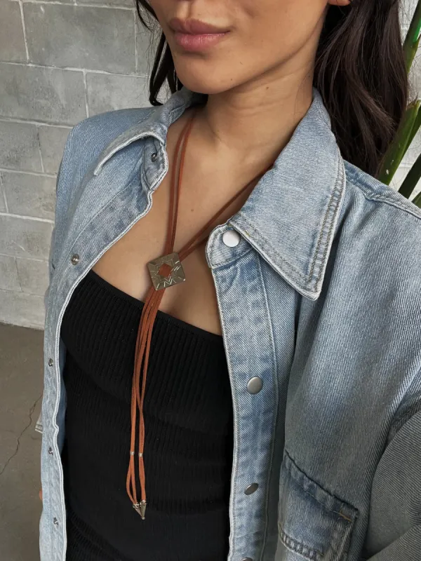 CINDER & SAGE Rangeland Bolo Necklace sold by 27 Boutique