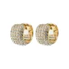 PILGRIM Be Crystal Huggie Hoops sold by 27 Boutique