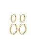 PILGRIM Happy Huggie Hoop 2-in-1 Set sold by 27 Boutique
