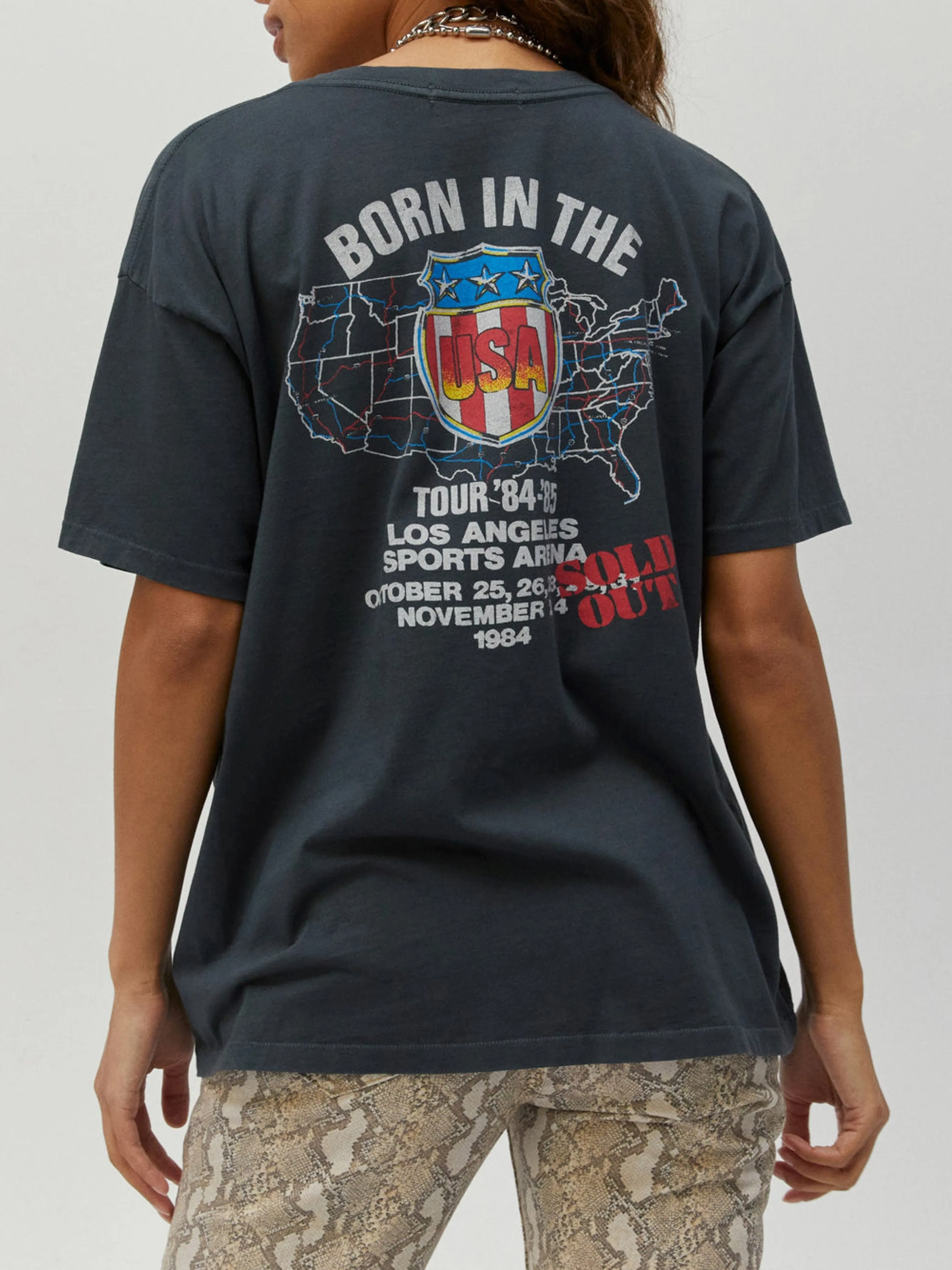 DAYDREAMER Bruce Springsteen Born In The USA Merch Tee sold by 27 Boutique product image thumbnail 4