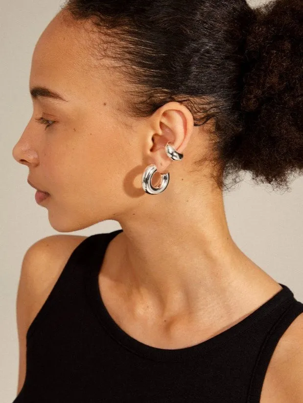 PILGRIM Aleena Chunky Hoop Earrings and Cuff Set sold by 27 Boutique product image thumbnail 3
