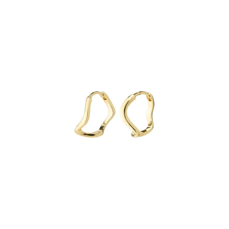 PILGRIM Alberte Wave Hoops sold by 27 Boutique