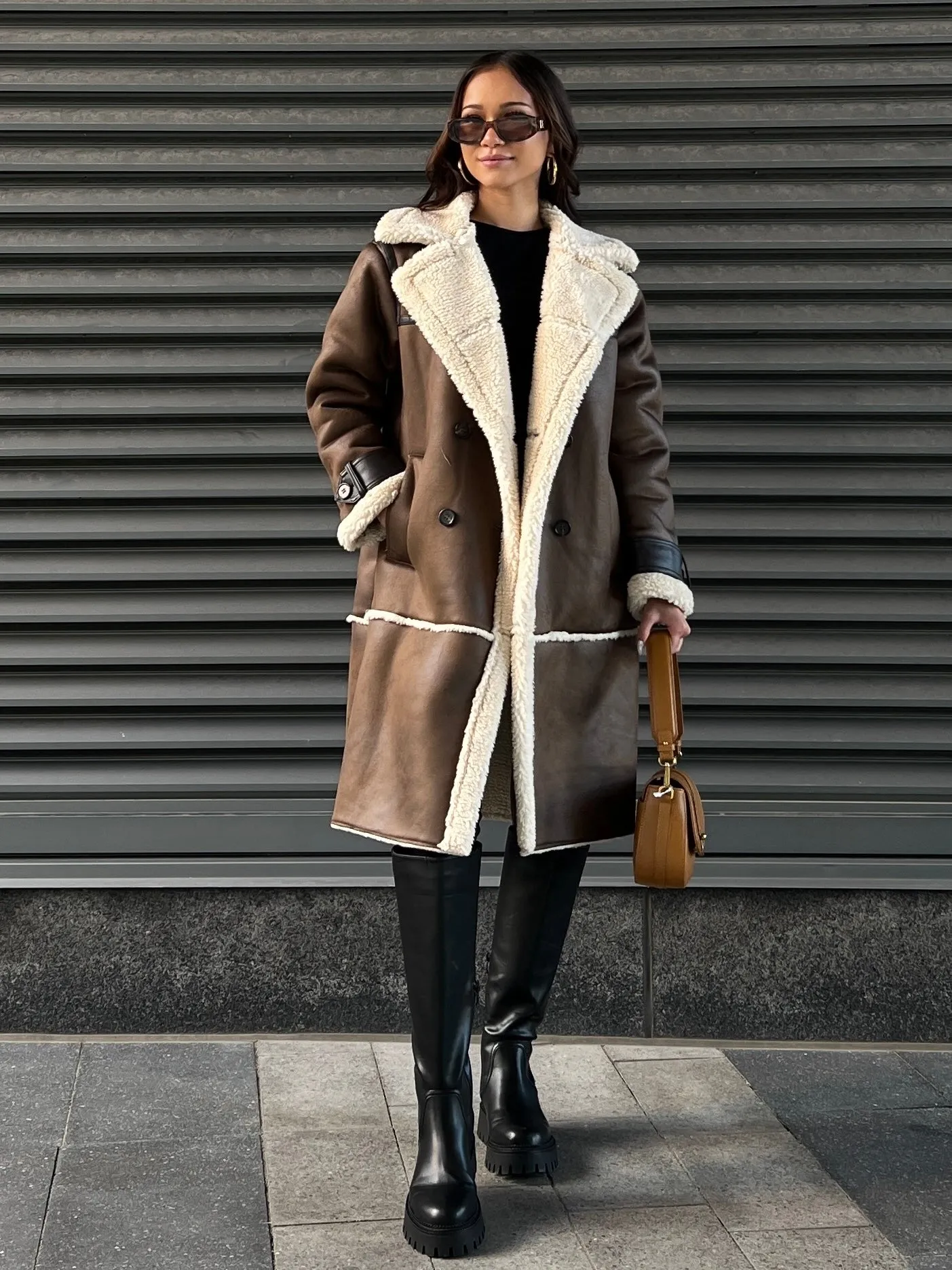 RD STYLE Nila Double Breasted Long Coat sold by 27 Boutique