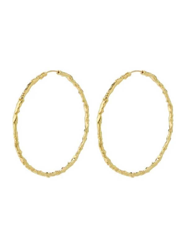 PILGRIM Sun Mega Hoop Earrings sold by 27 Boutique