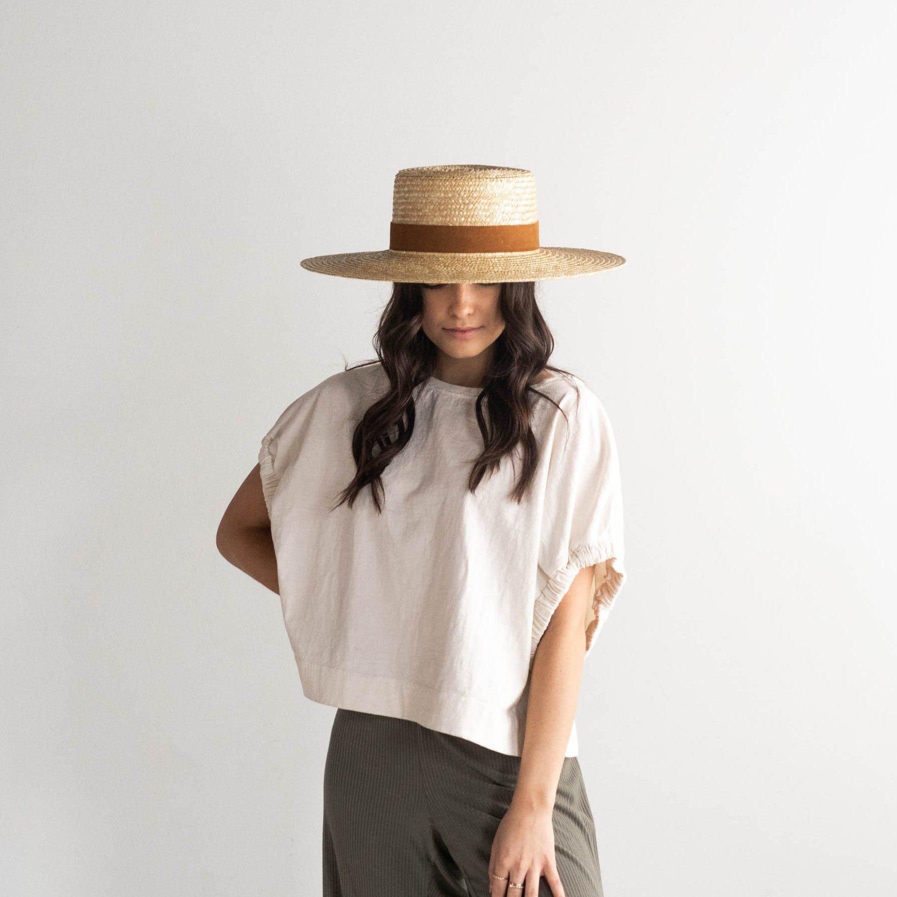 GIGI PIP Capri Medium Straw Boater Hat sold by 27 Boutique product image thumbnail 2