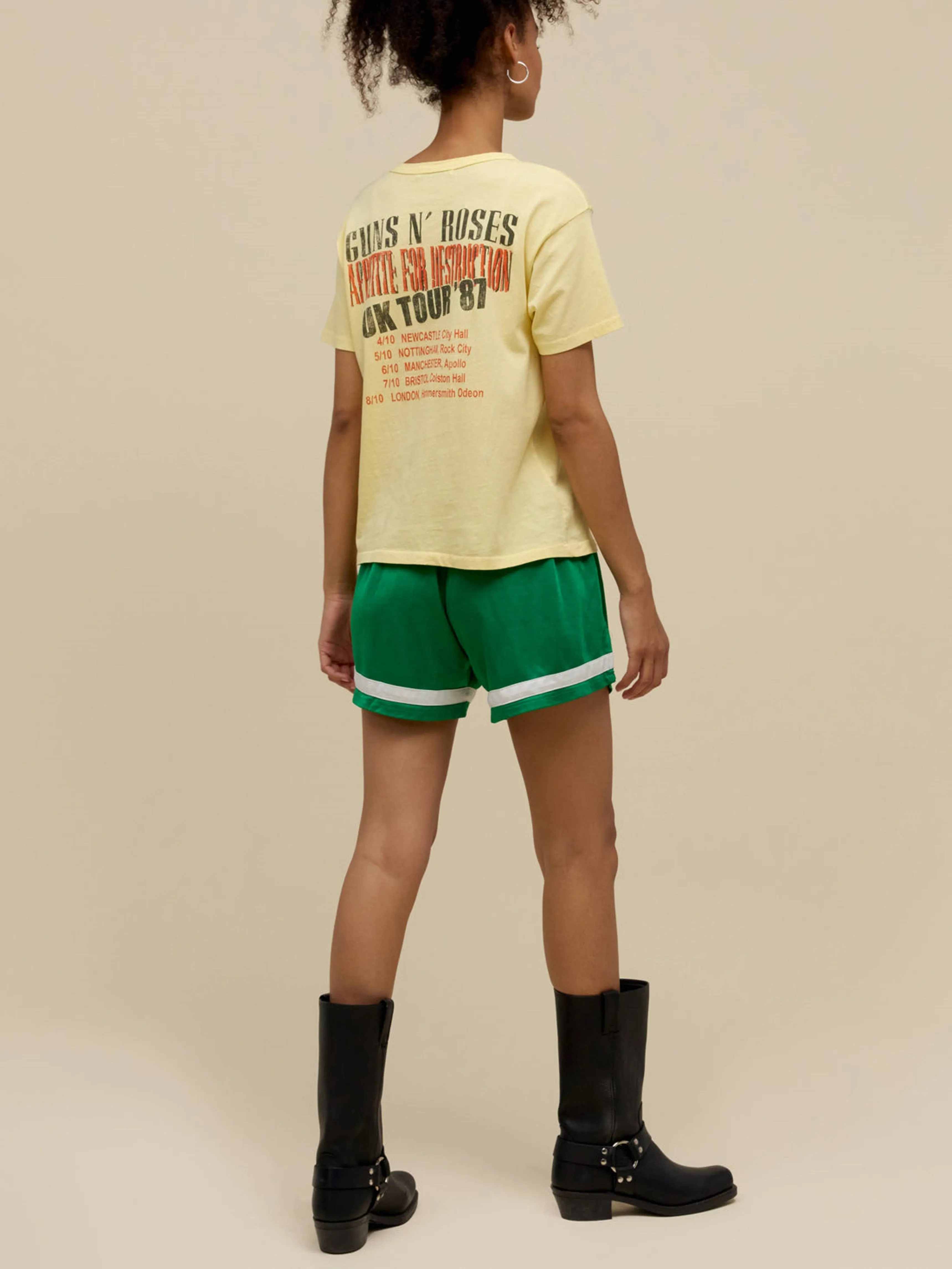 DAYDREAMER Guns N' Roses UK Tour '87 Ringer Tee sold by 27 Boutique product image thumbnail 5