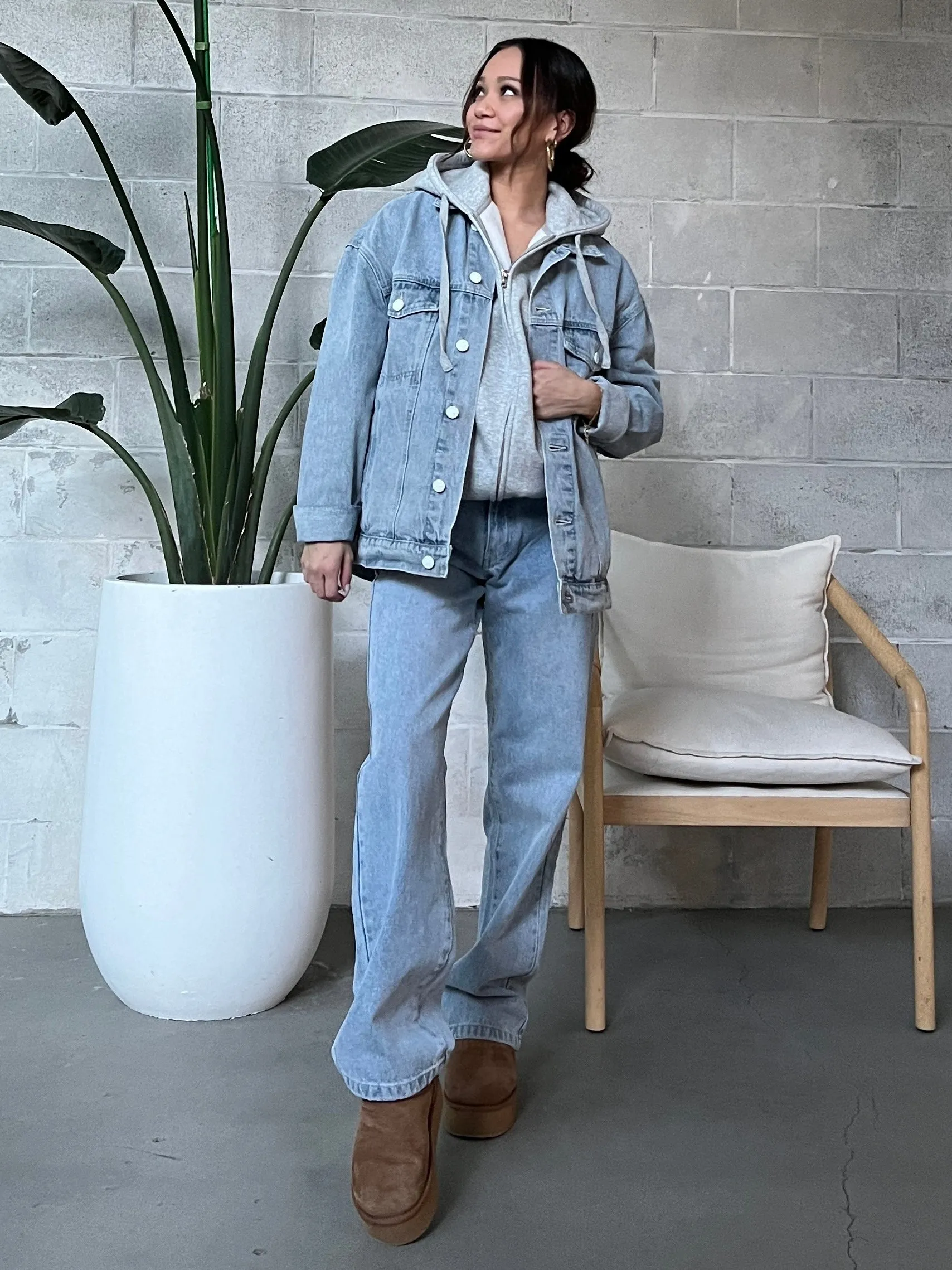 KUWALLA Oversized Denim Jacket sold by 27 Boutique product image thumbnail 3