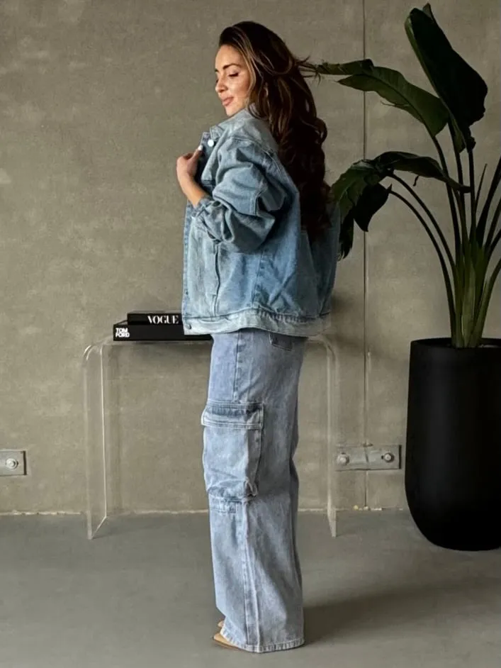 KUWALLA Oversized Denim Jacket sold by 27 Boutique product image thumbnail 5