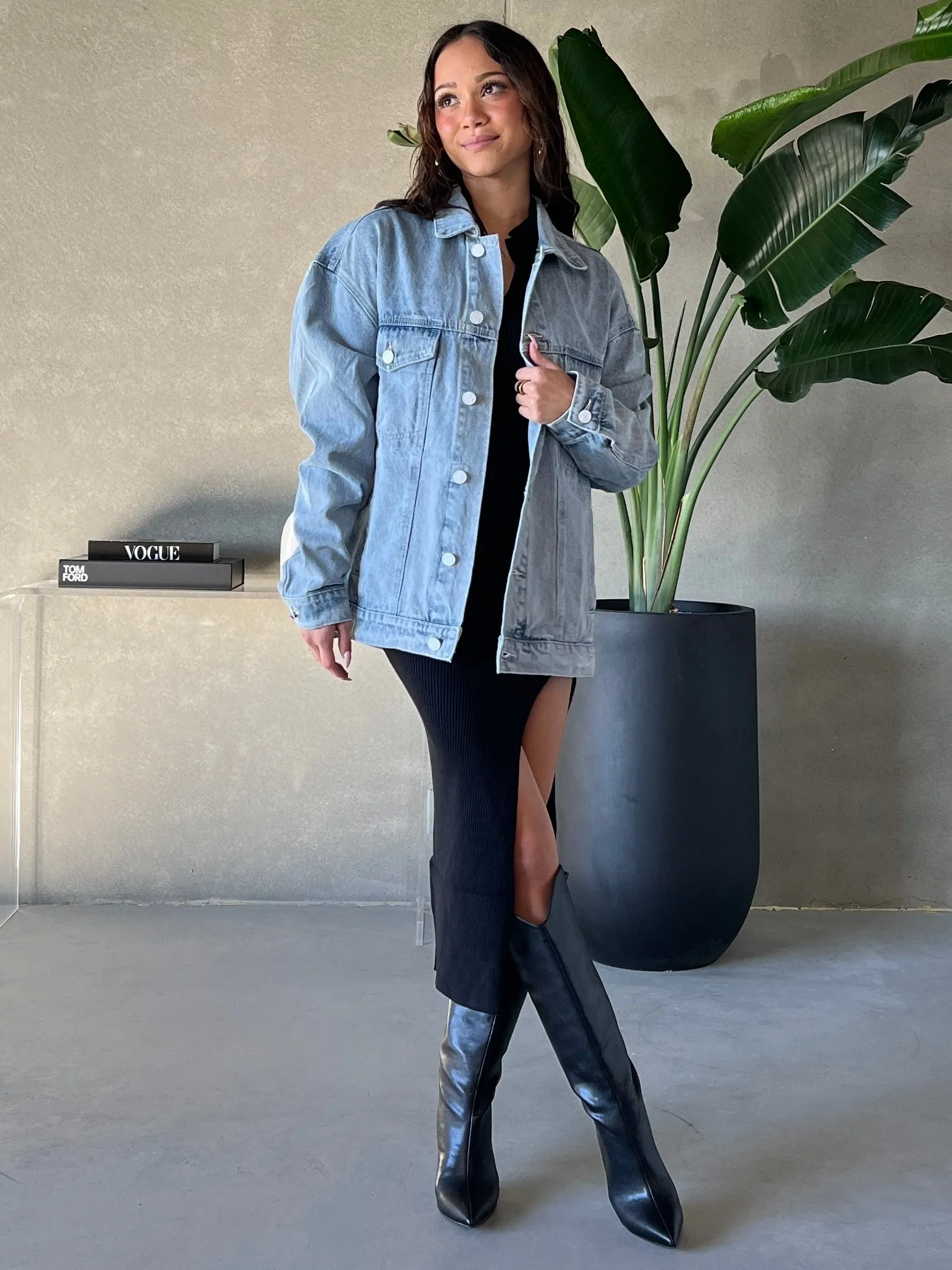 KUWALLA Oversized Denim Jacket sold by 27 Boutique product image thumbnail 2