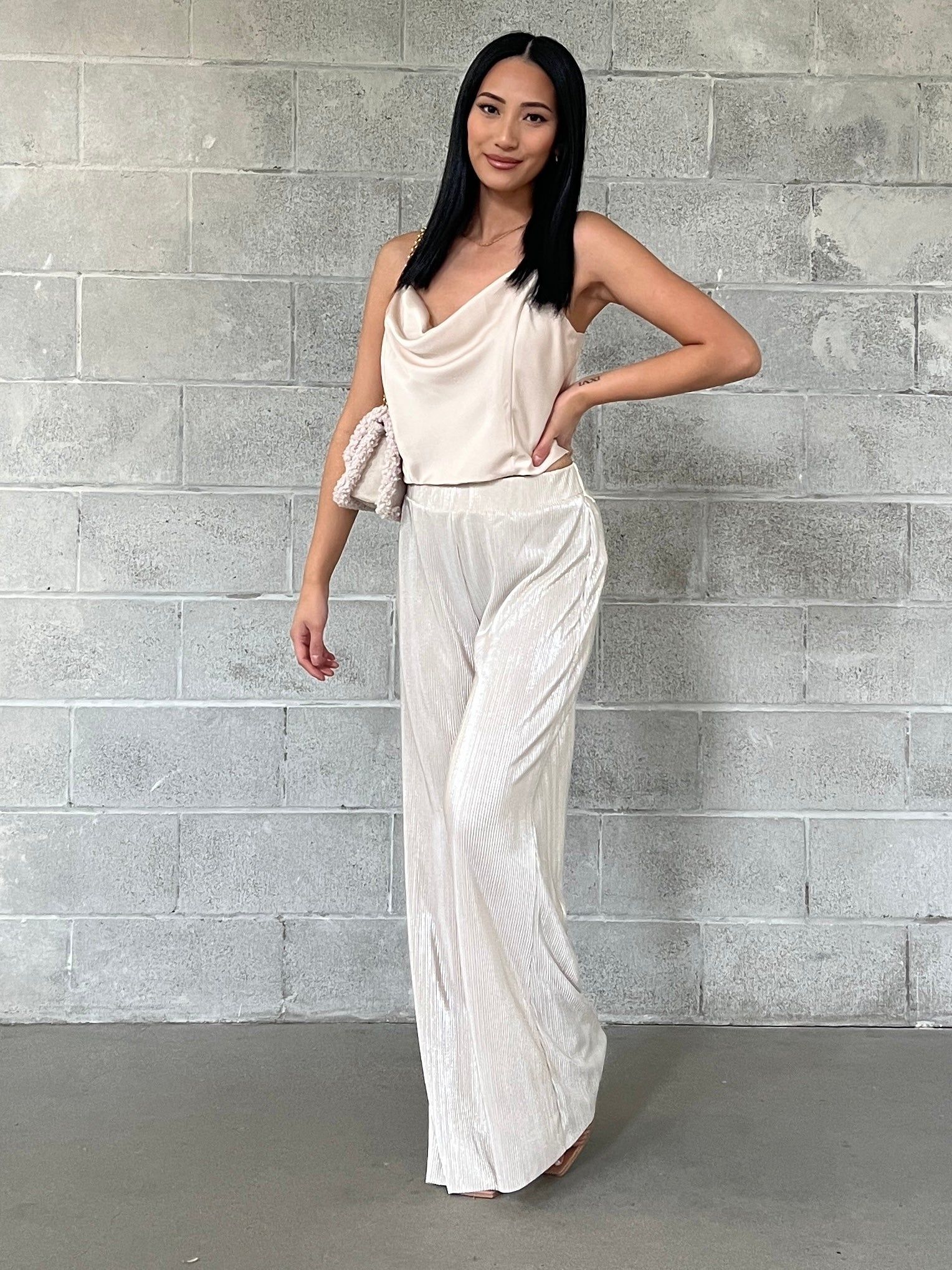 DEX Pleated Wide Leg Pant sold by 27 Boutique product image thumbnail 3