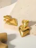 27 Double Heart Drop Earrings sold by 27 Boutique