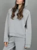 RD STYLE Melange Hoodie and Wide Leg Pant Set sold by 27 Boutique
