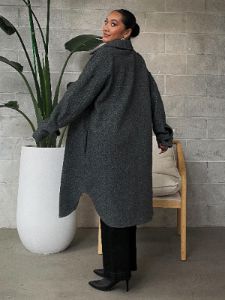 C'EST MOI Long Boucle Jacket sold by 27 Boutique