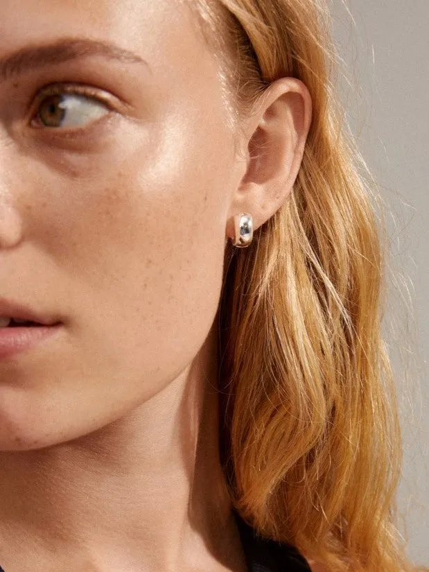 PILGRIM Anais Chunky Huggie Hoop Earrings sold by 27 Boutique product image thumbnail 2