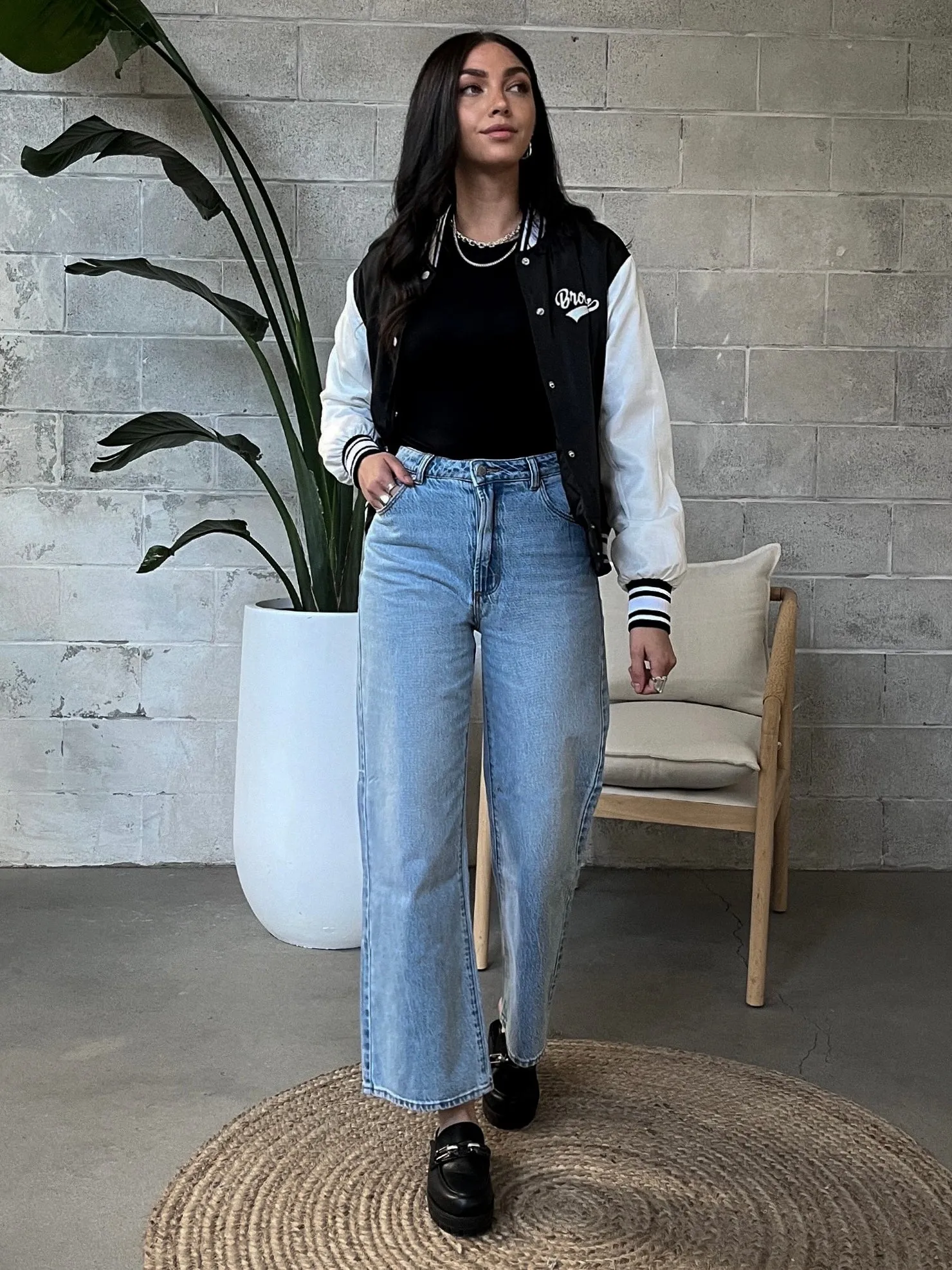 ONLY Fallon Varsity Bomber Jacket sold by 27 Boutique product image thumbnail 5