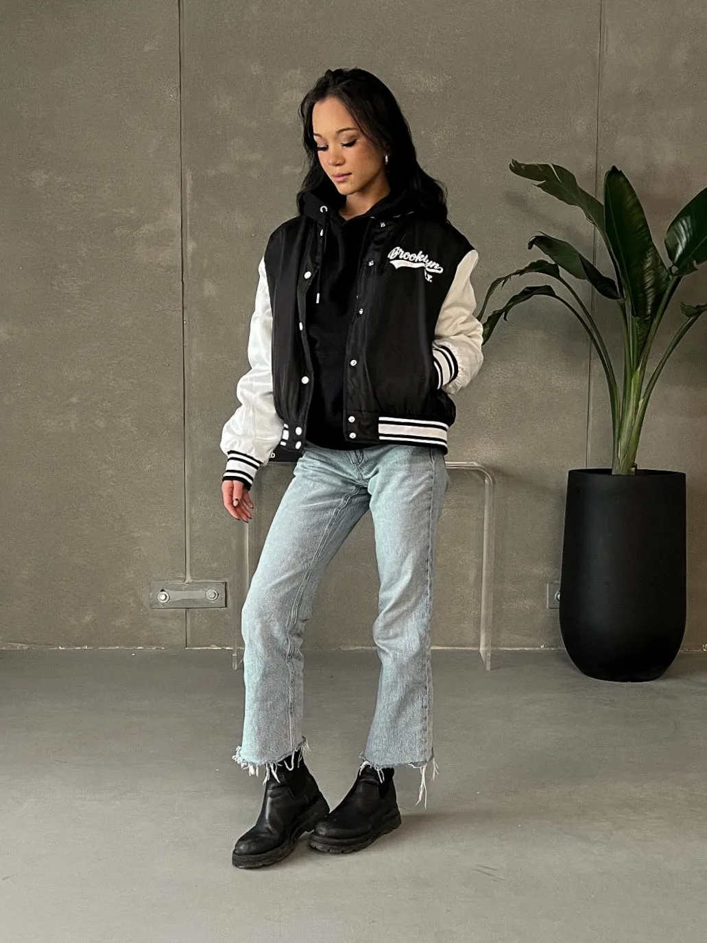 ONLY Fallon Varsity Bomber Jacket sold by 27 Boutique product image thumbnail 3