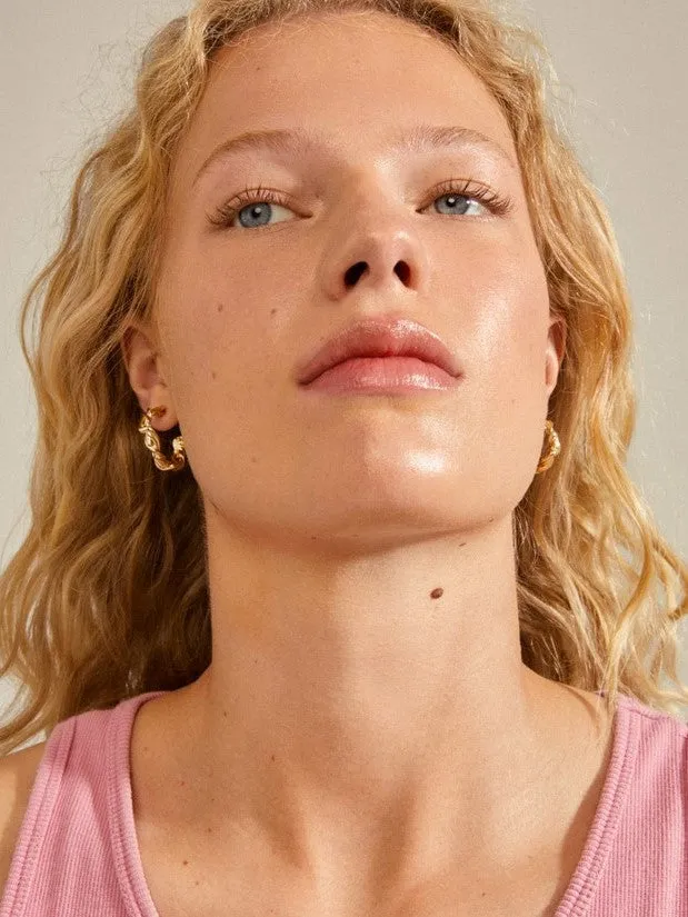 PILGRIM Sun Twisted Hoop Earrings sold by 27 Boutique product image thumbnail 2