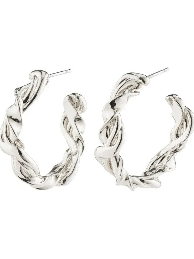PILGRIM Sun Twisted Hoop Earrings sold by 27 Boutique product image thumbnail 4