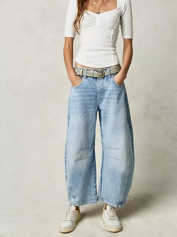 27 Mid Rise Barrel Jeans sold by 27 Boutique