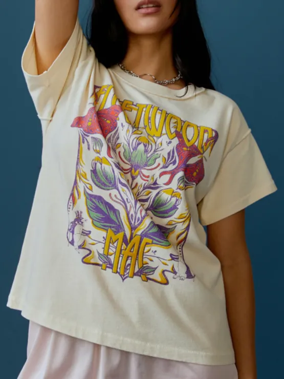 DAYDREAMER Fleetwood Mac Butterflies Reverse Girlfriend Tee sold by 27 Boutique product image thumbnail 4