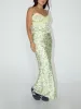 27 Morning Glory Floral Satin Maxi Skirt sold by 27 Boutique