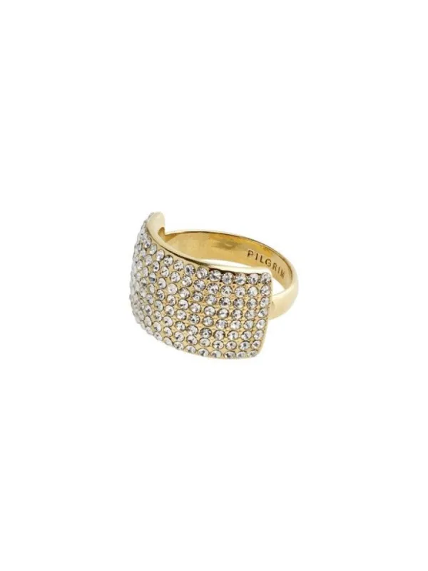 PILGRIM Aspen Crystal Ring sold by 27 Boutique