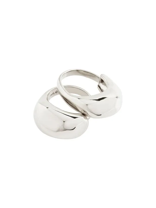 PILGRIM Light Dome Ring 2-in-1 Set sold by 27 Boutique