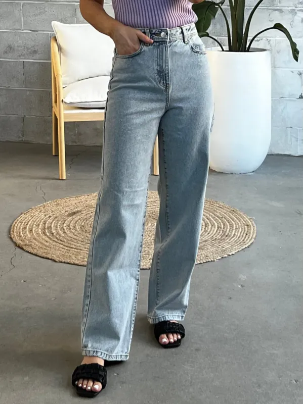 NOISY MAY Dallas Wide Leg Jeans sold by 27 Boutique