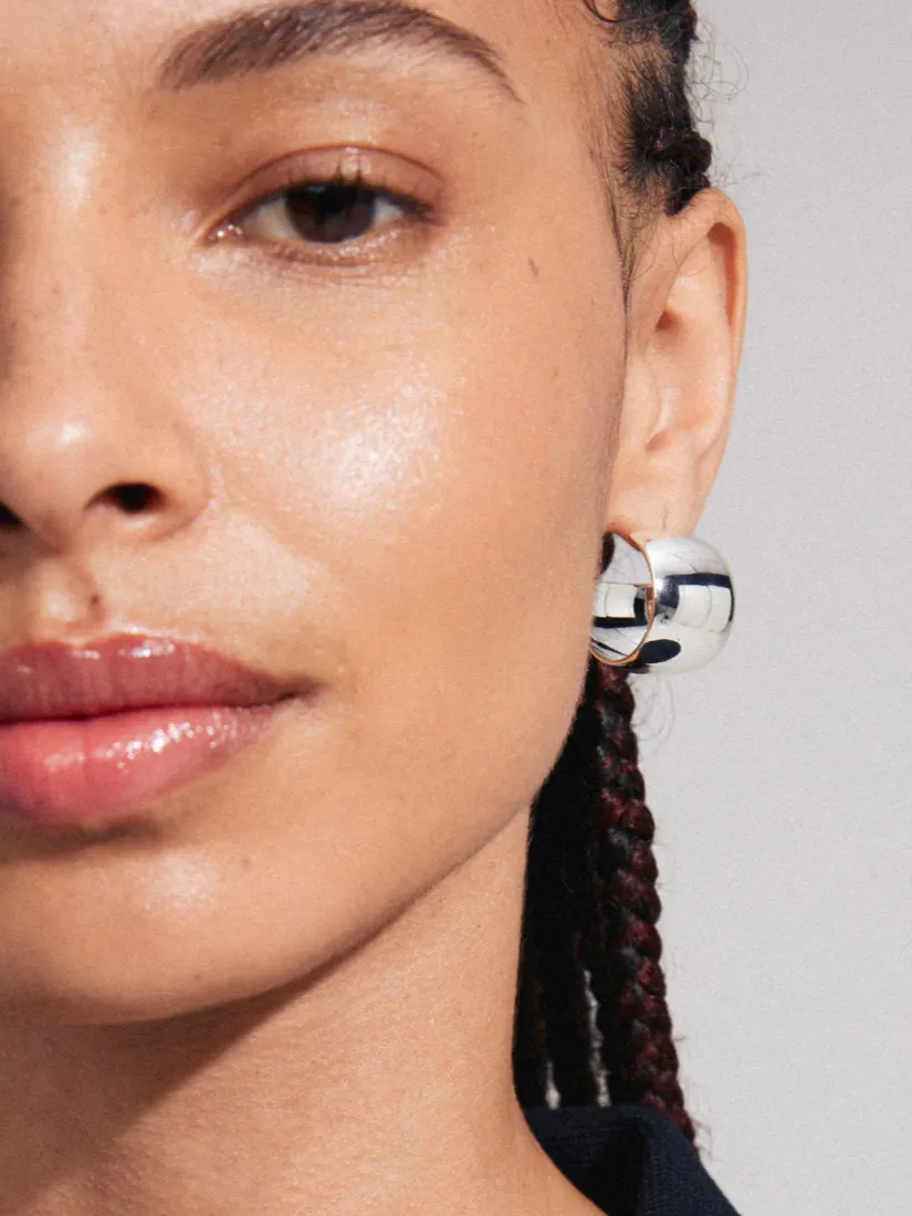 PILGRIM Talulla Ultra Wide Hoop Earrings sold by 27 Boutique product image thumbnail 3