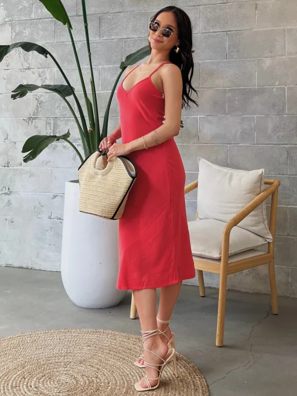 DEX Midi Slip Dress sold by 27 Boutique