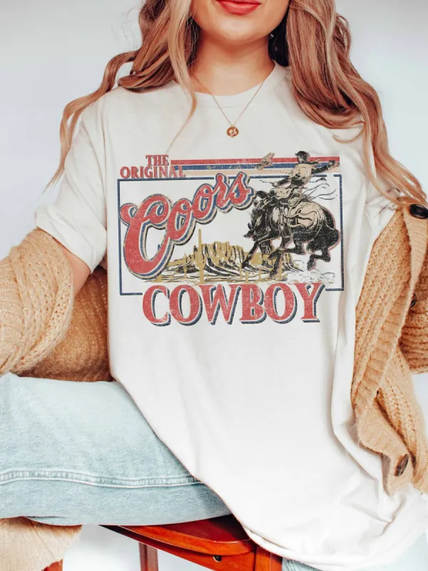 27 Coors Cowboy Graphic Tee sold by 27 Boutique