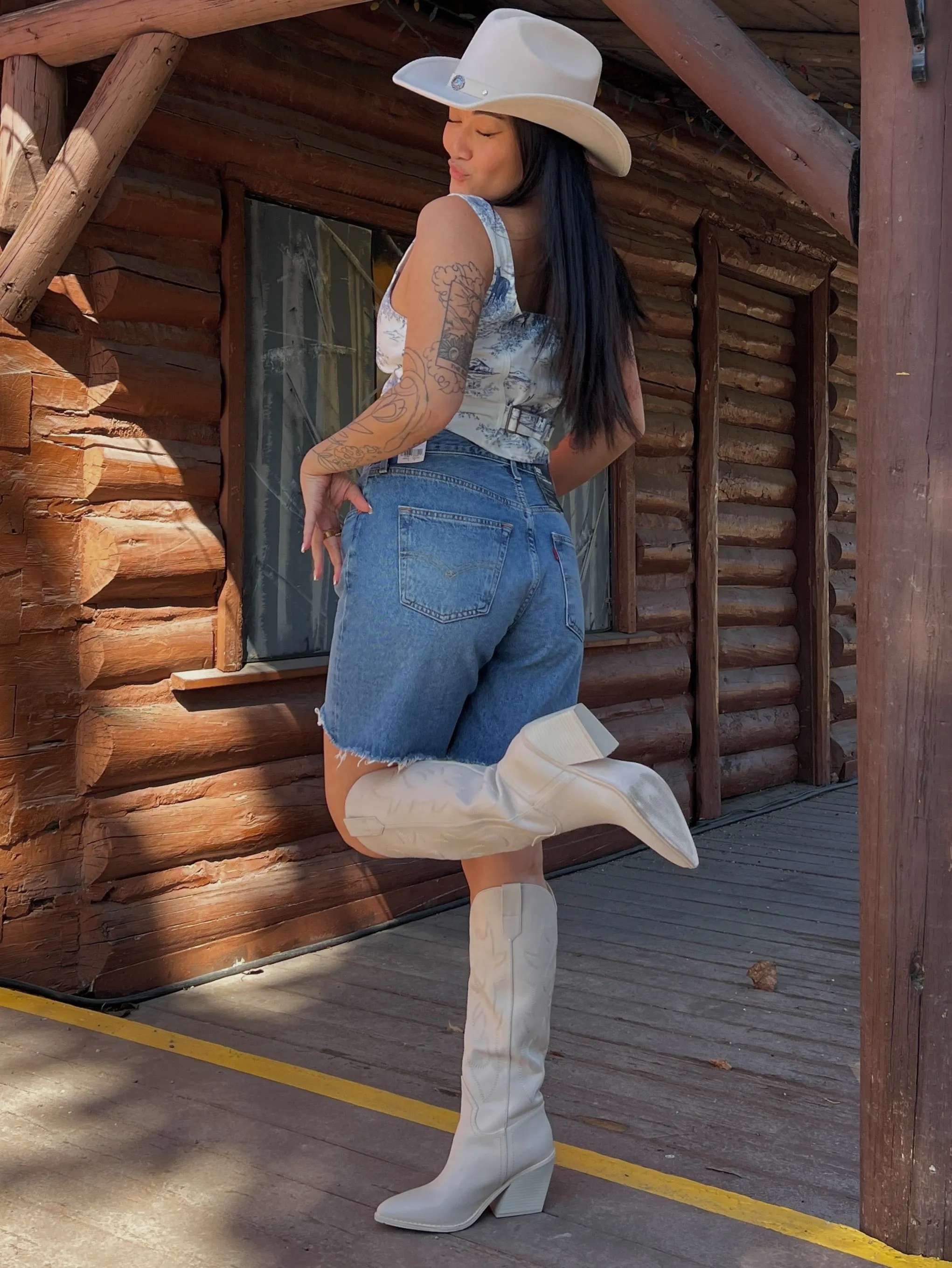 LEVI'S Alani Denim Corset sold by 27 Boutique product image thumbnail 3