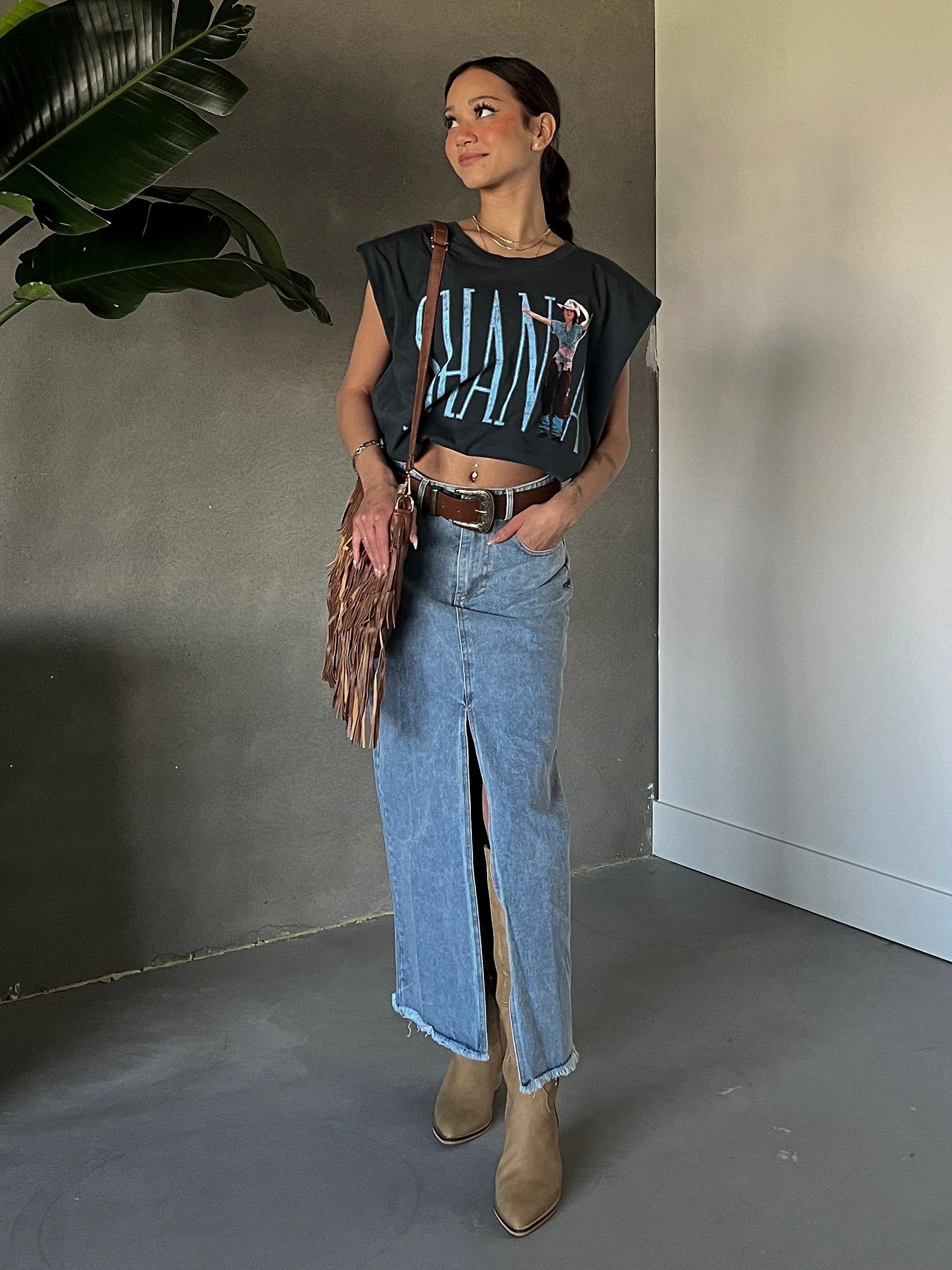 DAYDREAMER Shania Boots Been Under Merch Tee sold by 27 Boutique product image thumbnail 2