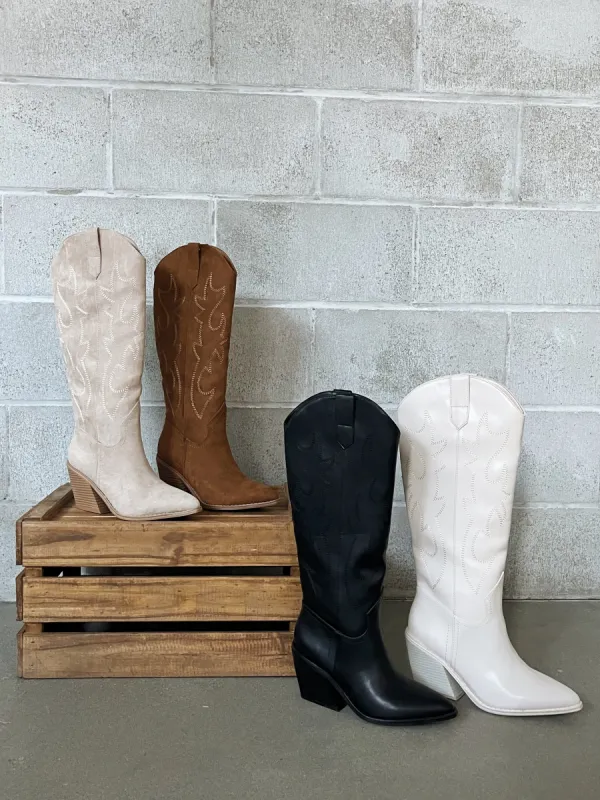 STEVE MADDEN Arizona Western Cowboy Boot Parallel