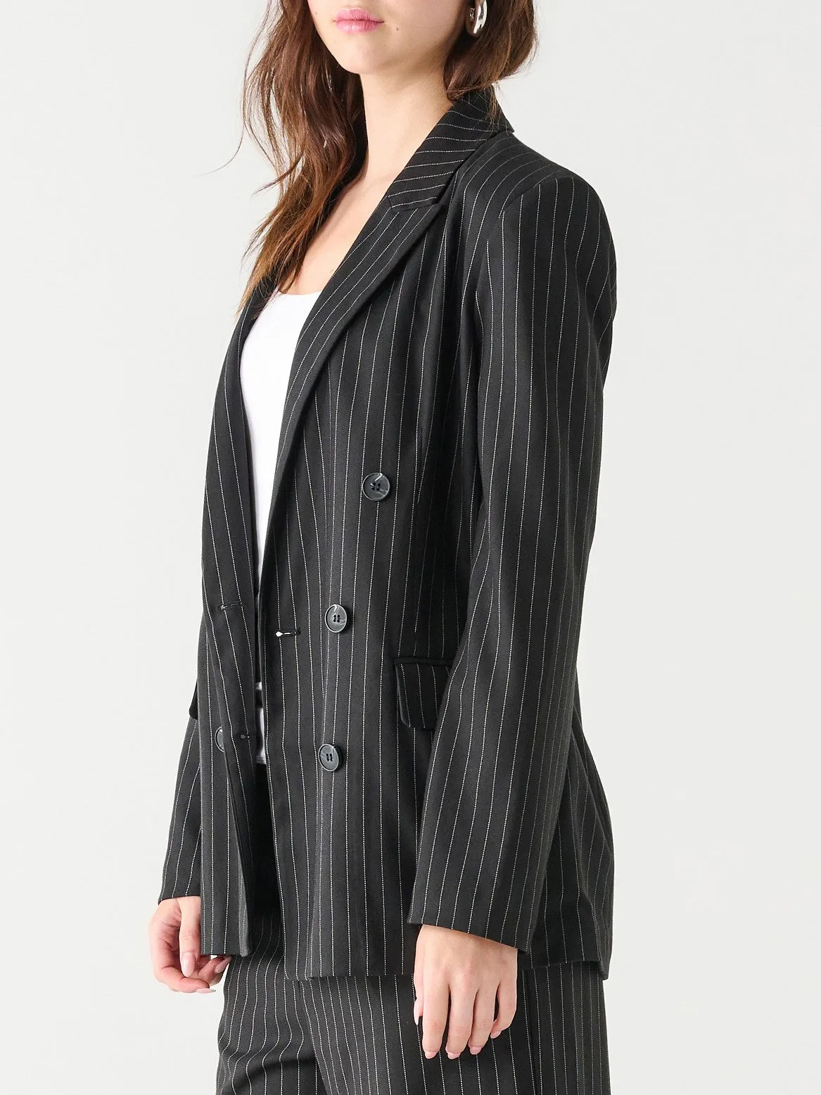 BLACK TAPE Double Breasted Pinstripe Blazer sold by 27 Boutique product image thumbnail 5