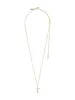 PILGRIM Daisy Cross Pendant Necklace sold by 27 Boutique