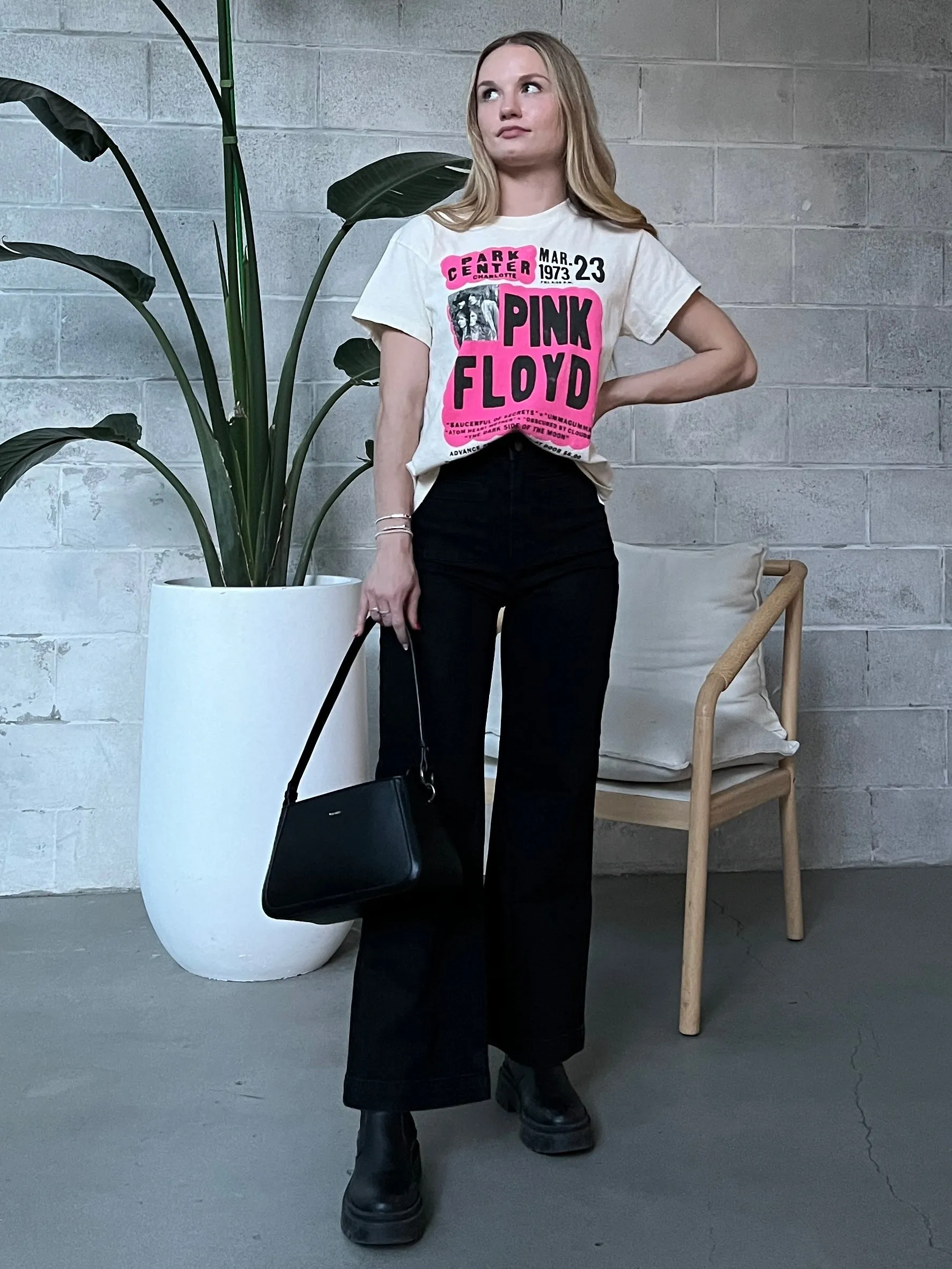 DAYDREAMER Pink Floyd 1973 Flyer Tour Tee sold by 27 Boutique product image thumbnail 2