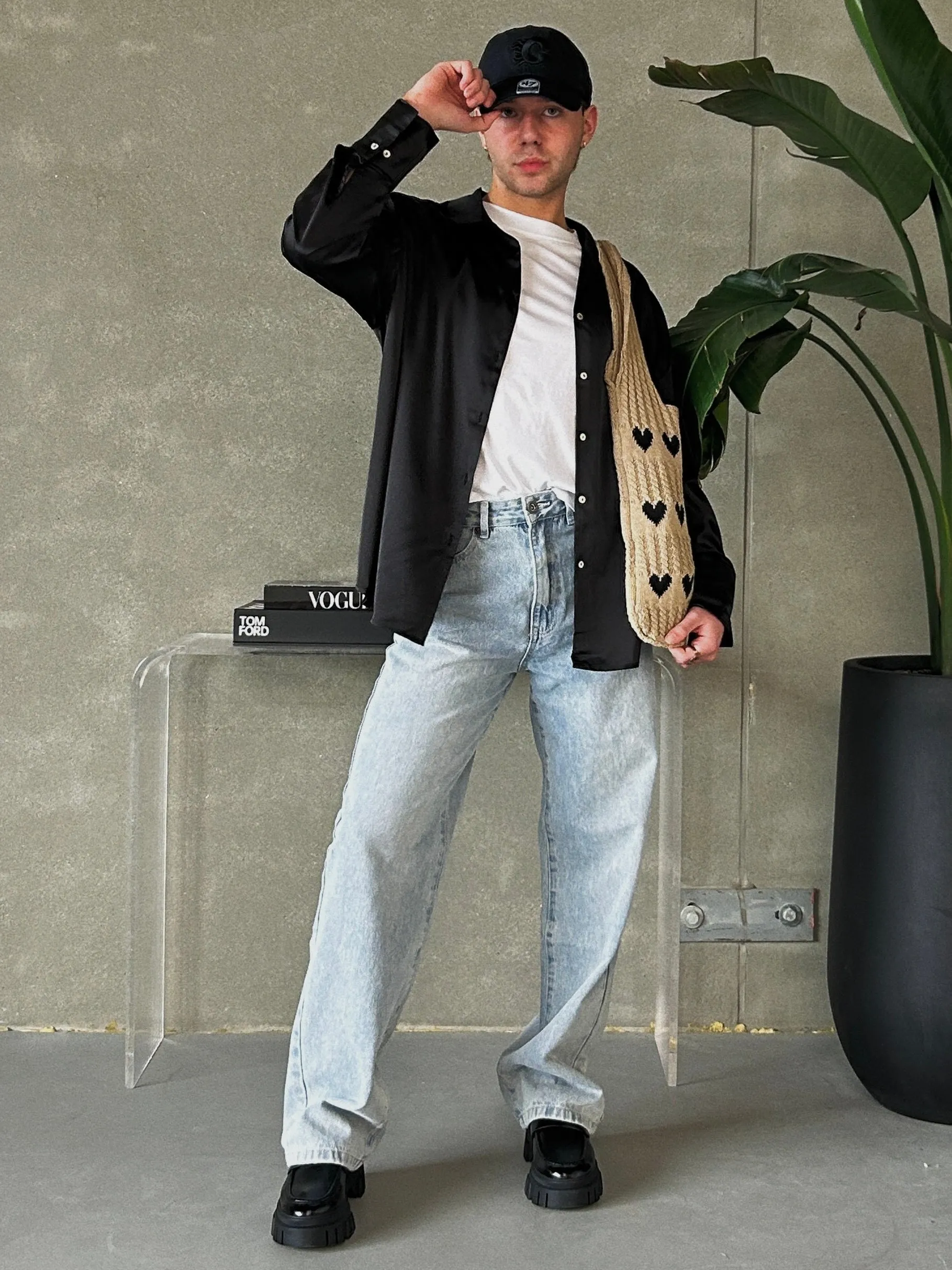 27 Knit Heart Tote Bag sold by 27 Boutique product image thumbnail 3