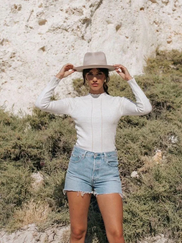 GIGI PIP Monroe Rancher Hat - Ivory sold by 27 Boutique