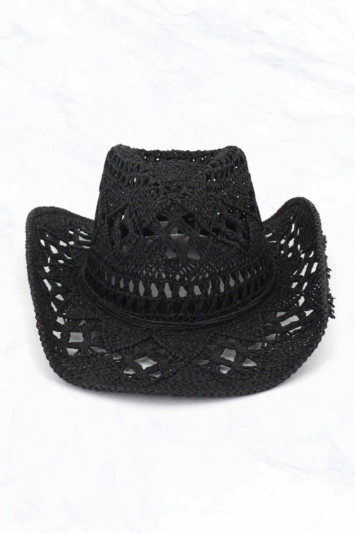 27 Western Cowboy Hand-Woven Straw Hat sold by 27 Boutique product image thumbnail 3