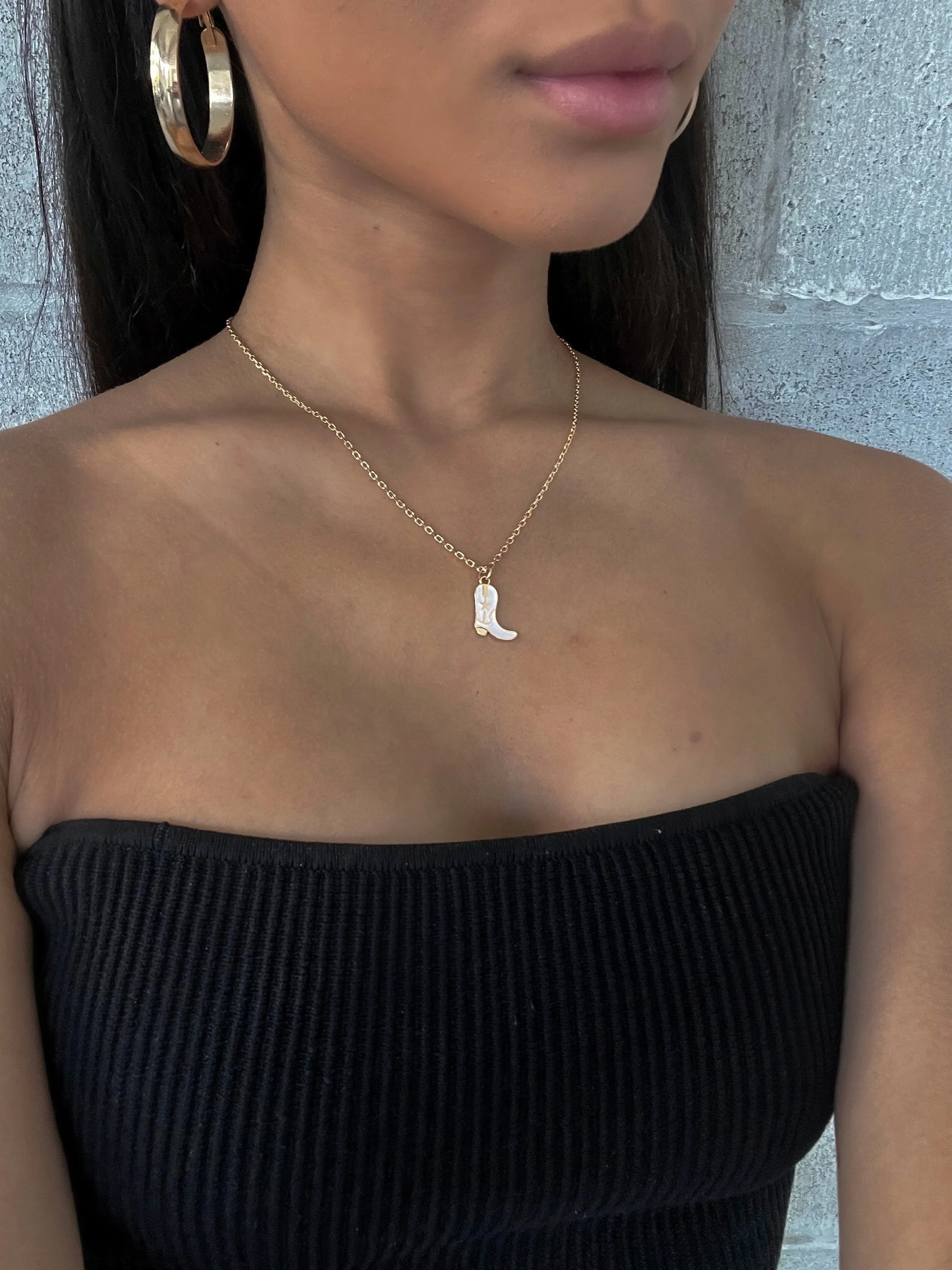 27 Shania Western Boot Necklace sold by 27 Boutique product image thumbnail 2