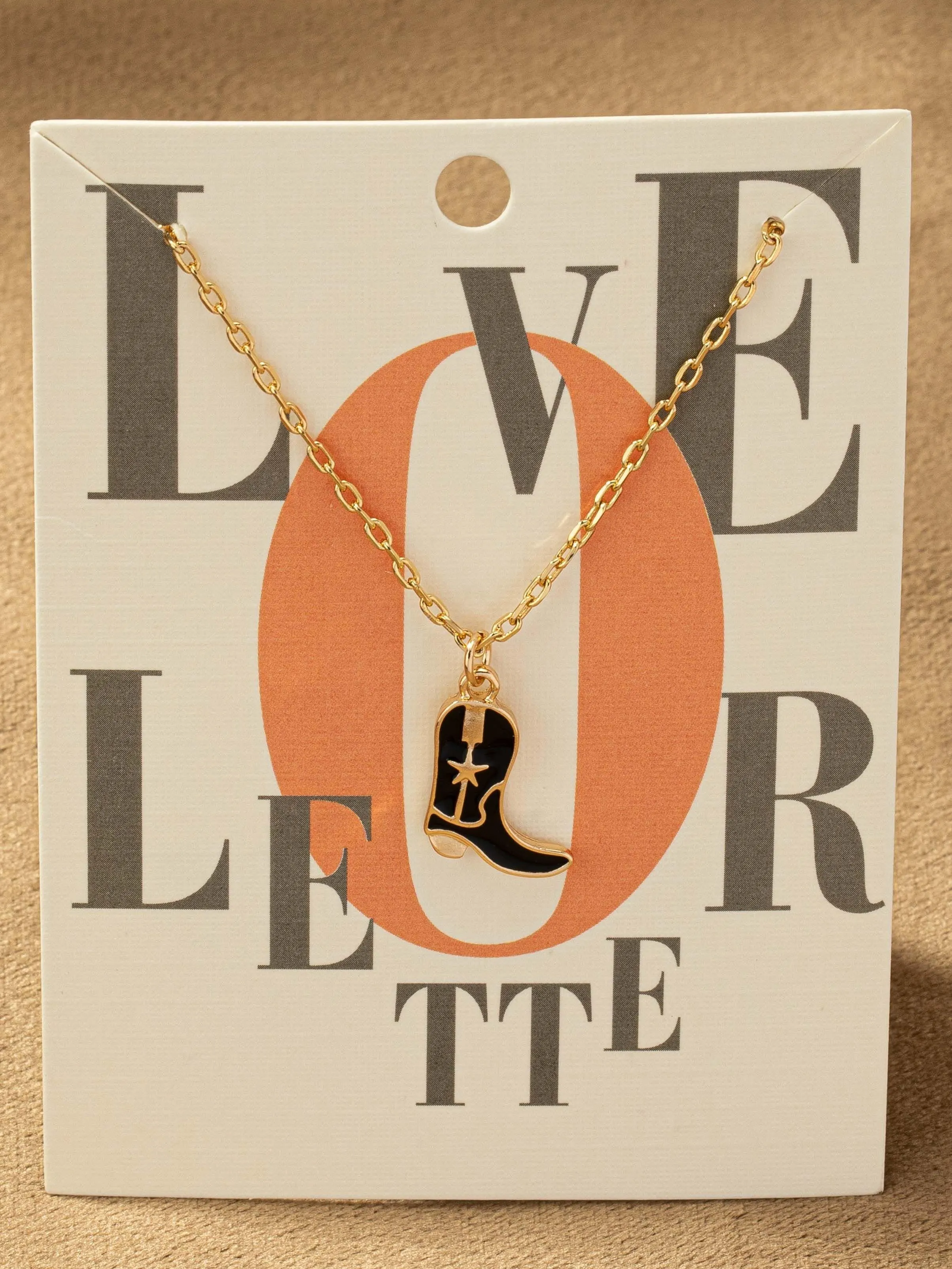 27 Shania Western Boot Necklace sold by 27 Boutique product image thumbnail 4