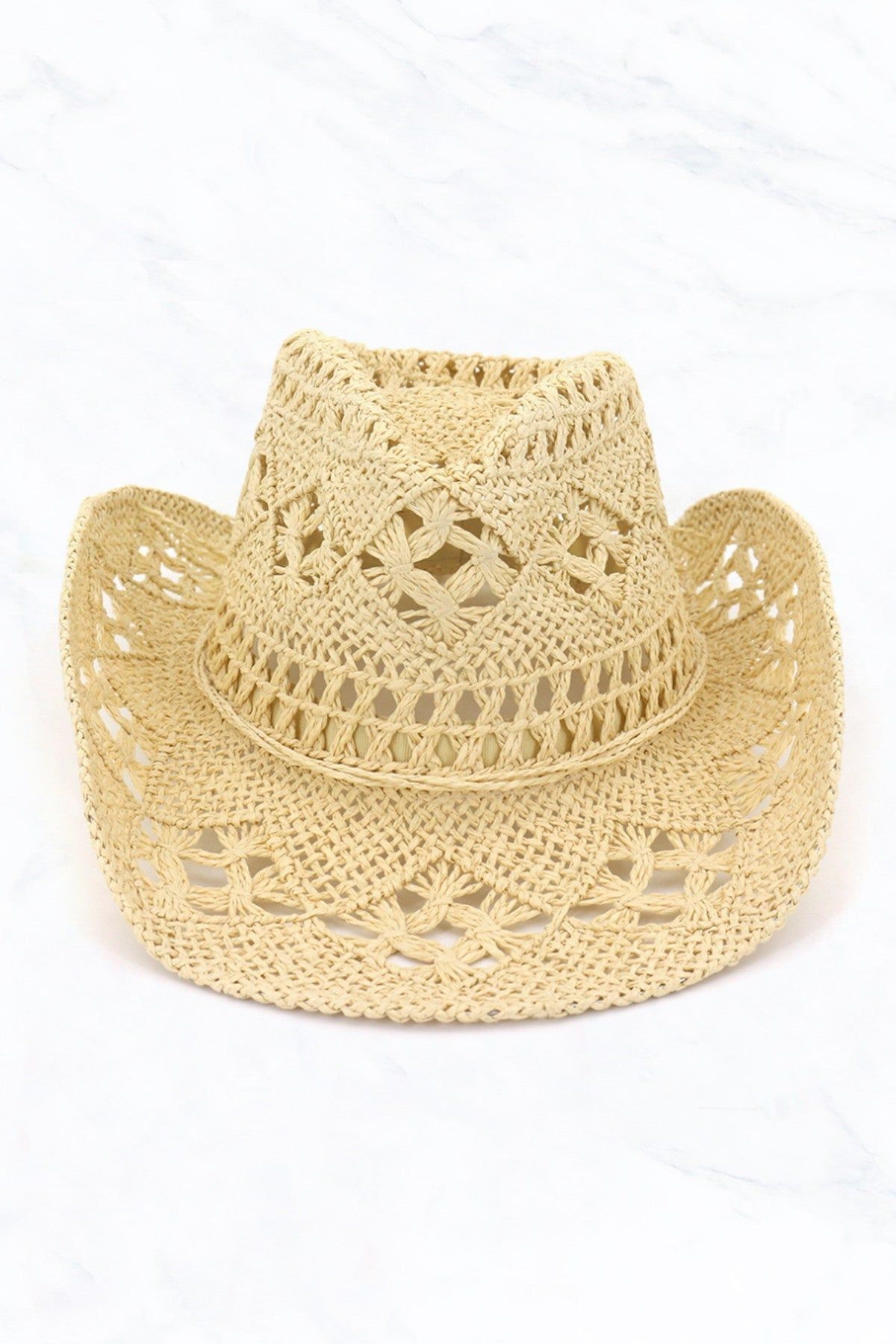 27 Western Cowboy Hand-Woven Straw Hat sold by 27 Boutique product image thumbnail 2