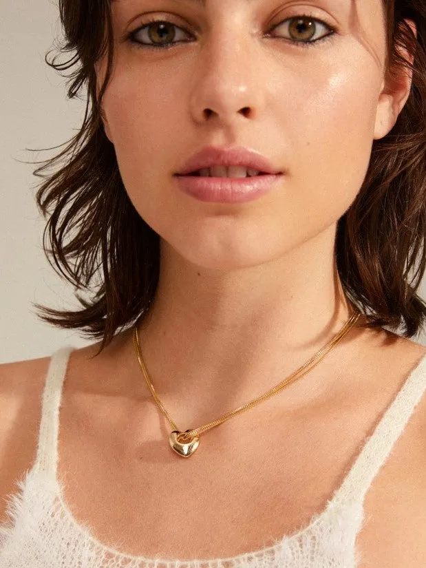 PILGRIM Wave Heart Necklace sold by 27 Boutique product image thumbnail 5