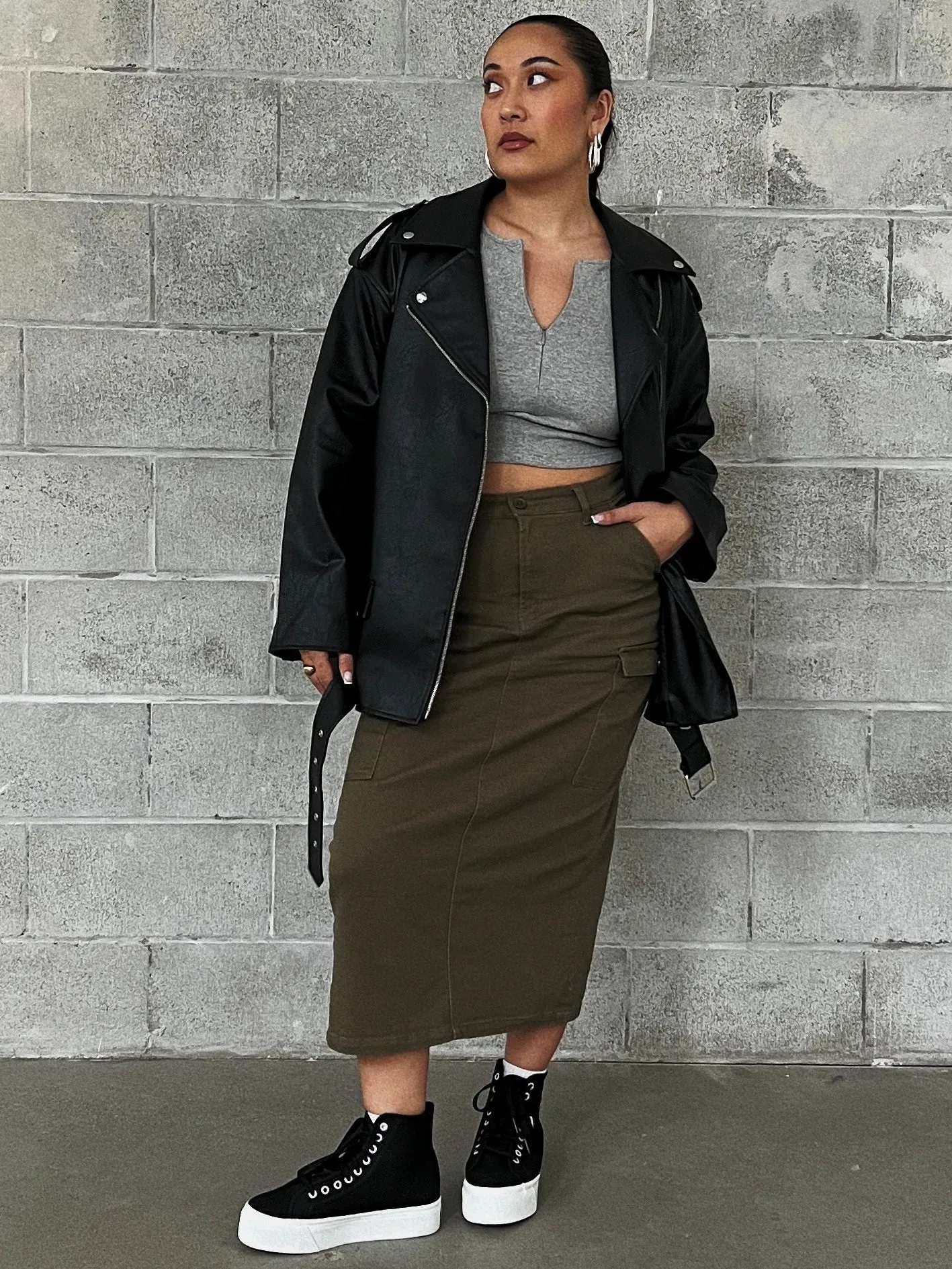 DEX Utility Maxi Skirt sold by 27 Boutique product image thumbnail 3