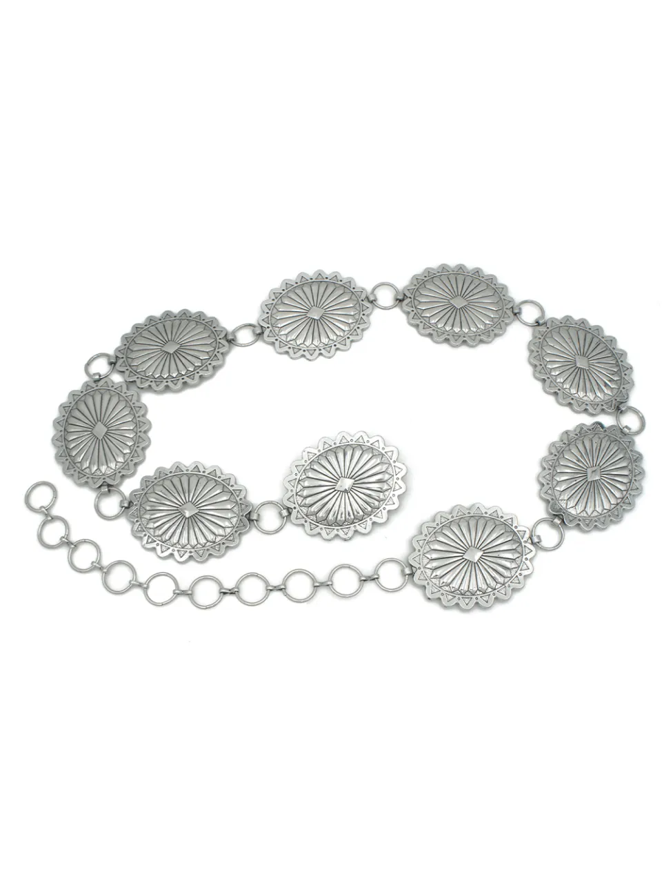 27 South Western Large Oval Concho Chain Belt sold by 27 Boutique product image thumbnail 4